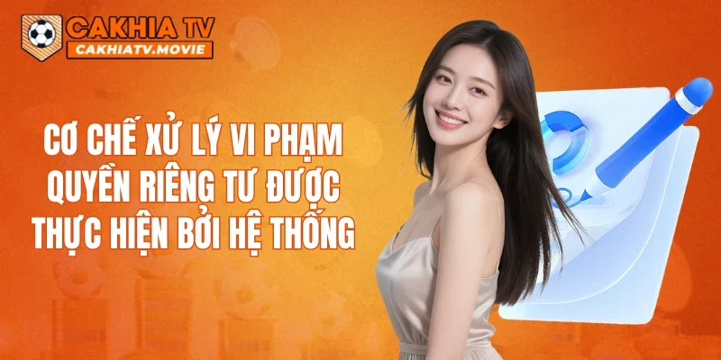 Cơ chế xử lý vi phạm quyền riêng tư được thực hiện bởi hệ thống